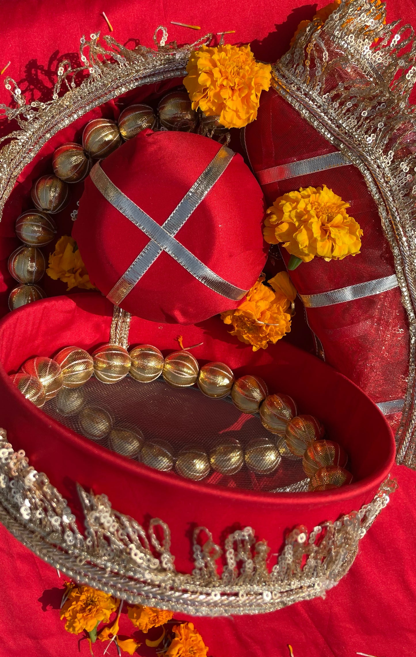 Karwa Chauth Thaali set 🌸 Handmade with Love With Cover