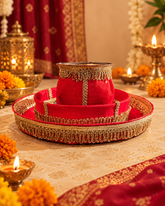 Adorable Karwa Chauth Thali set