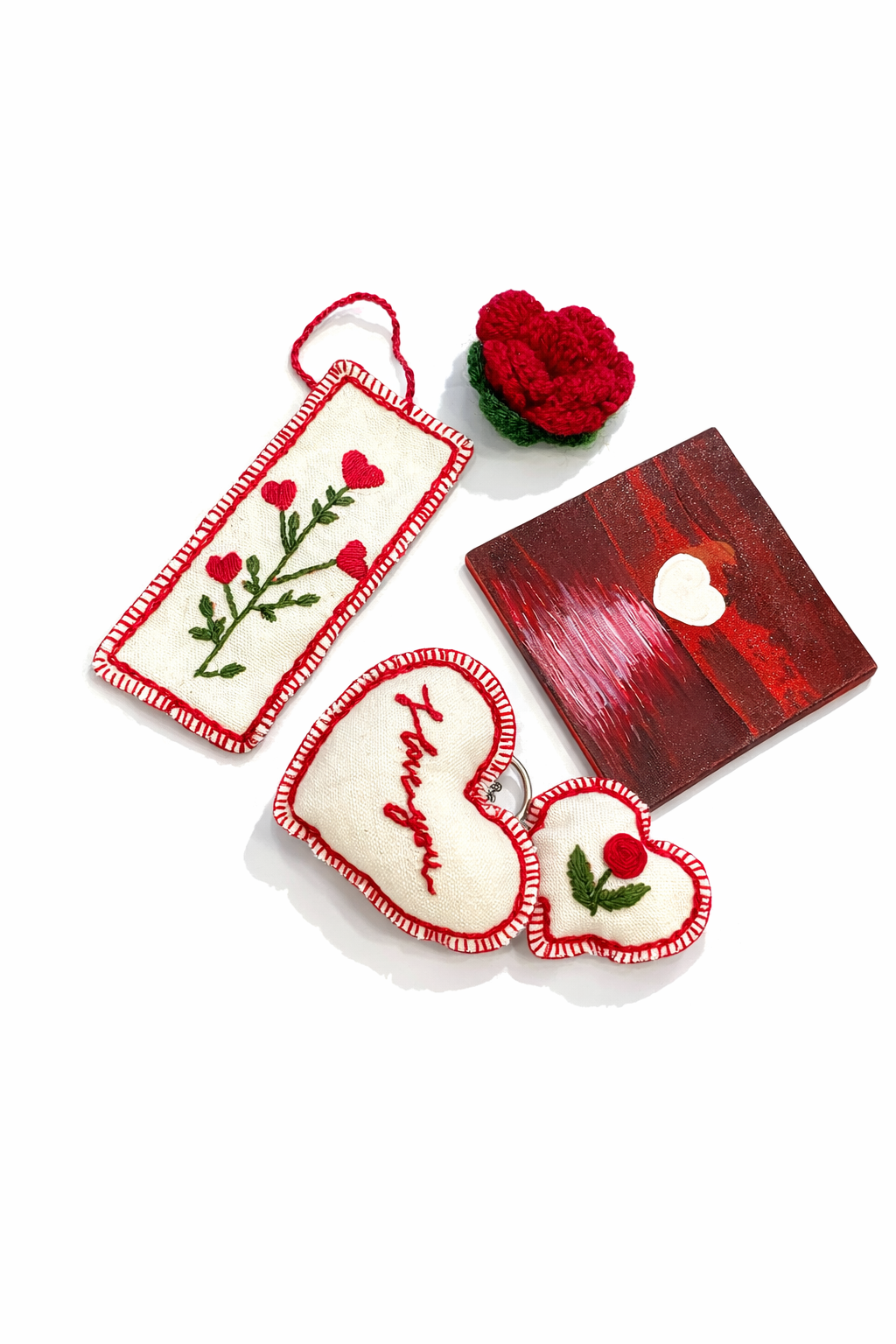 Love Hamper – Ivory & Crimson Elegance gift